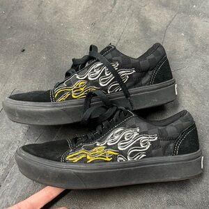 VANS ComfyCush Old Skool Ignition Black/Black Skate Shoes Mens 3.5 Womens 5